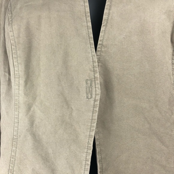 ISAAC MIZRAHI for Target tan bomber jacket coat L - Picture 3 of 11